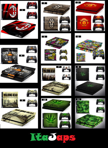 Ps4 skin cover completa - ps4,
